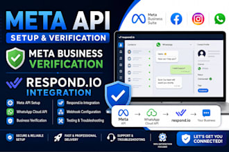 setup meta api verification respond io