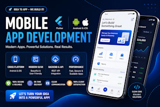 mobile app development ios android app flutter app developer