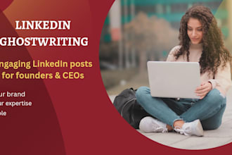 write engaging linkedin posts for founders and ceos