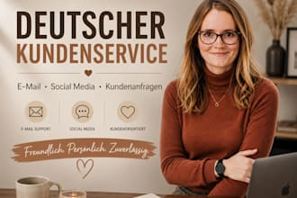 provide german customer support and email assistance