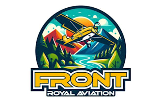 design a unique and professional airline or aviation logo