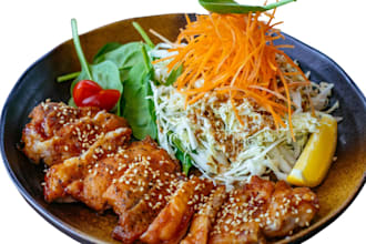 nice meal and food menu