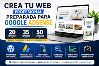 crear y preparar una web wordpress para google adsense