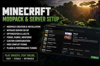 fix optimize create nitrado palword server modpack minecraft nexus server setup
