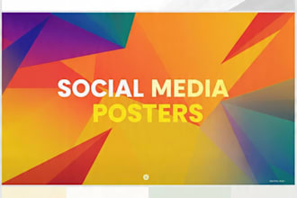 design social media posters for facebook and instagram
