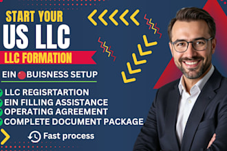 do US llc formation and ein filing for your new business