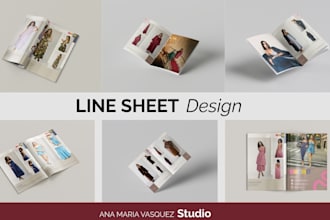 design a professional line sheet