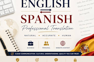 translate english to spanish and spanish to english