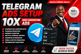 setup sales focused telegram ad for your channel, attract sales with telegram ad