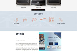 create basic website design and website