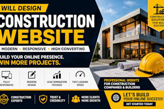 design construction website and build your online presence