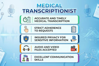 transcribe audio and video files with medical content reliably