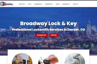wix locksmith website emergency lockout booking wix car home lockout website