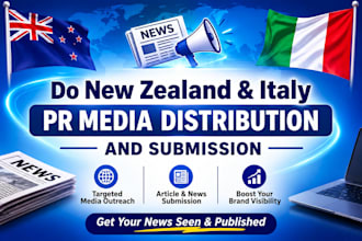do new zealand and italy press release media distribution and submission