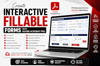 create interactive fillable PDF forms with adobe acrobat pro