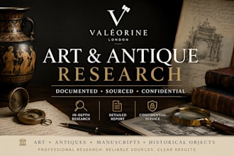 research your art antique or historical object