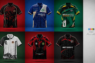 do any custom sports jersey design or sublimation design
