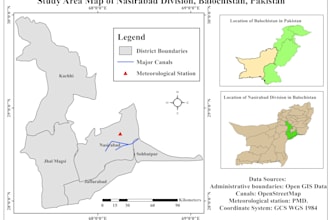 create gis maps and study area maps using arcgis