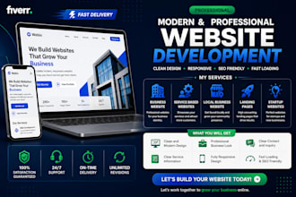 create website for startups and business recognition