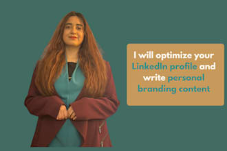 optimize your linkedin profile and write personal branding content