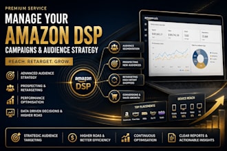 manage your amazon dsp campaigns and audience strategy