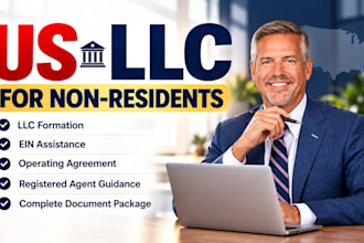 form a wyoming US llc for non residents with ein application assistance