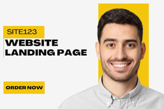 design site123 website site123 landing page jimdo website ionos website