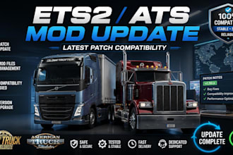 update ets2 ats mods for the latest game patchmods