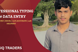 fast professional typing PDF image handwritten to word excel