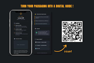 a professional digital product guide with qr code