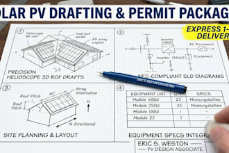 create solar pv design layouts helioscope and single line diagram sld for permit
