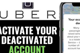 reinstate uber driver, instacart, amazon flex, spark driver deactivated account