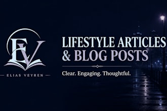 write engaging lifestyle articles and blog posts