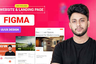 design website UI UX design in figma