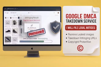 file google dmca takedown to remove copyright content and images