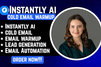 setup instantly ai cold email outreach email warmup campaign email automation