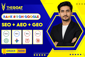 do technical on page, geo seo aeo and ai  search optimization