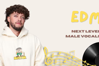 be your male edm singer