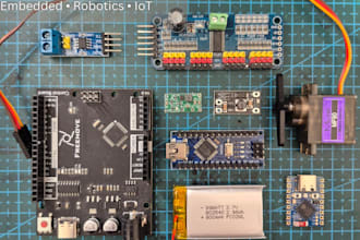 develop arduino, esp32, embedded and robotics projects