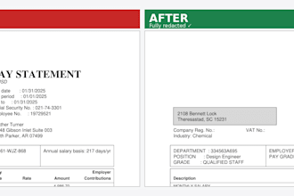 remove or blackout any text or logo from your PDF files