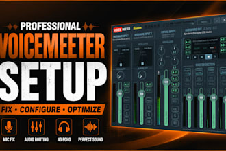 setup voicemeeter for audio separation and routing