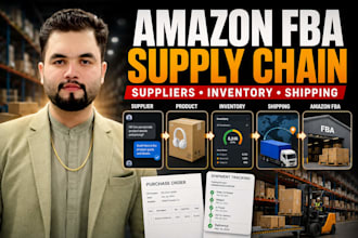 manage your amazon fba supply chain, suppliers and inventory