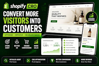 optimize shopify conversion rate optimization cro and store audit