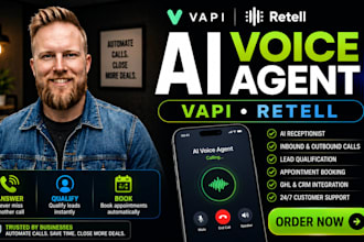 build vapi retell ai voice agent and ai receptionist