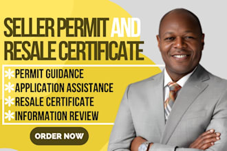 help you get a seller permit and resale certificate for your business