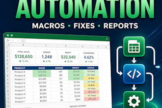 create and fix excel vba macros and automation