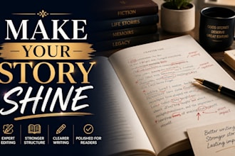 edit your memoir autobiography or life story for clarity flow and voice