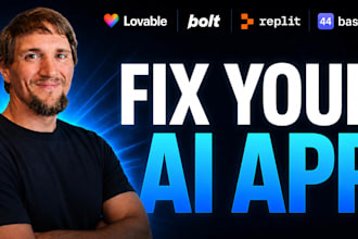 troubleshoot lovable, bolt, replit or base44 vibe coded app
