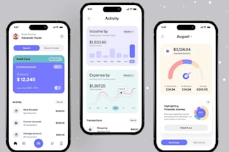 develop personal finance app, fintech app, p2p lending app, online bank app