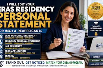 expertly edit your eras residency personal statement for imgs and reapplicants